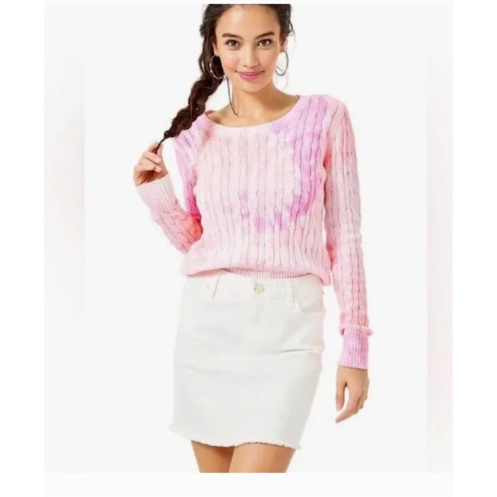 Lilly Pulitzer Kooper Denim Skirt